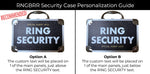 THE RING LEGEND Personalizable Ring Security Case for Ring Bearer